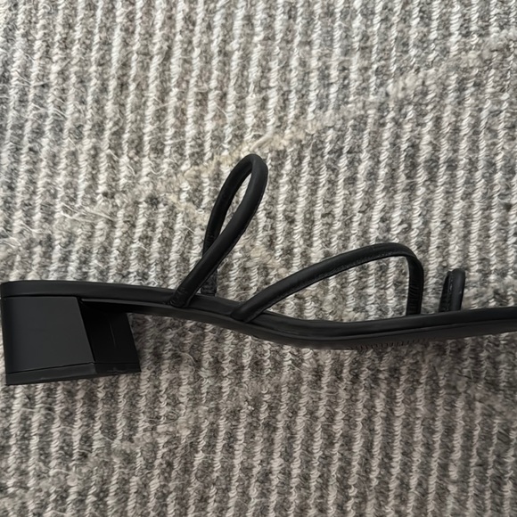 Reformation Black Strappy Heels - Picture 3 of 4